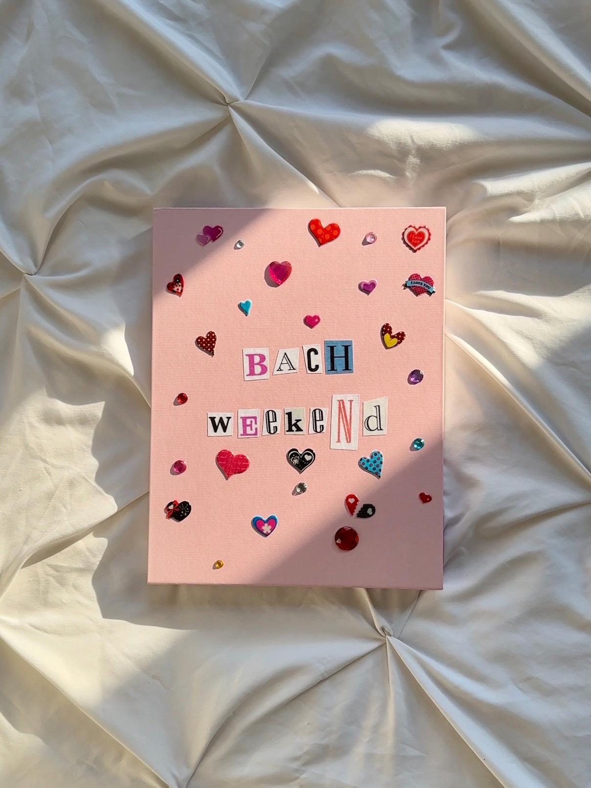 Bach Weekend Scrapbook, Bachelorette Memory Gift, 110 Sheets, 11 x 8.5 inches