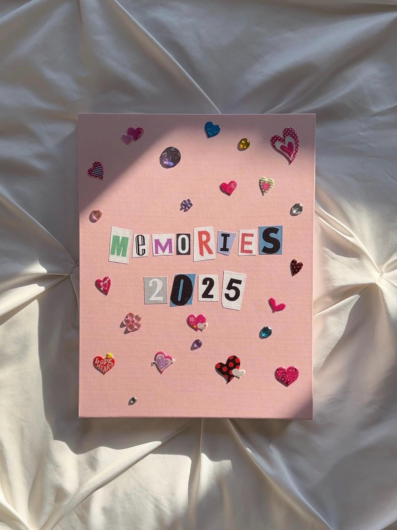 Memories 2025 Scrapbook, Hardcover Memory Book, 110 Sheets, 11 x 8.5 inches
