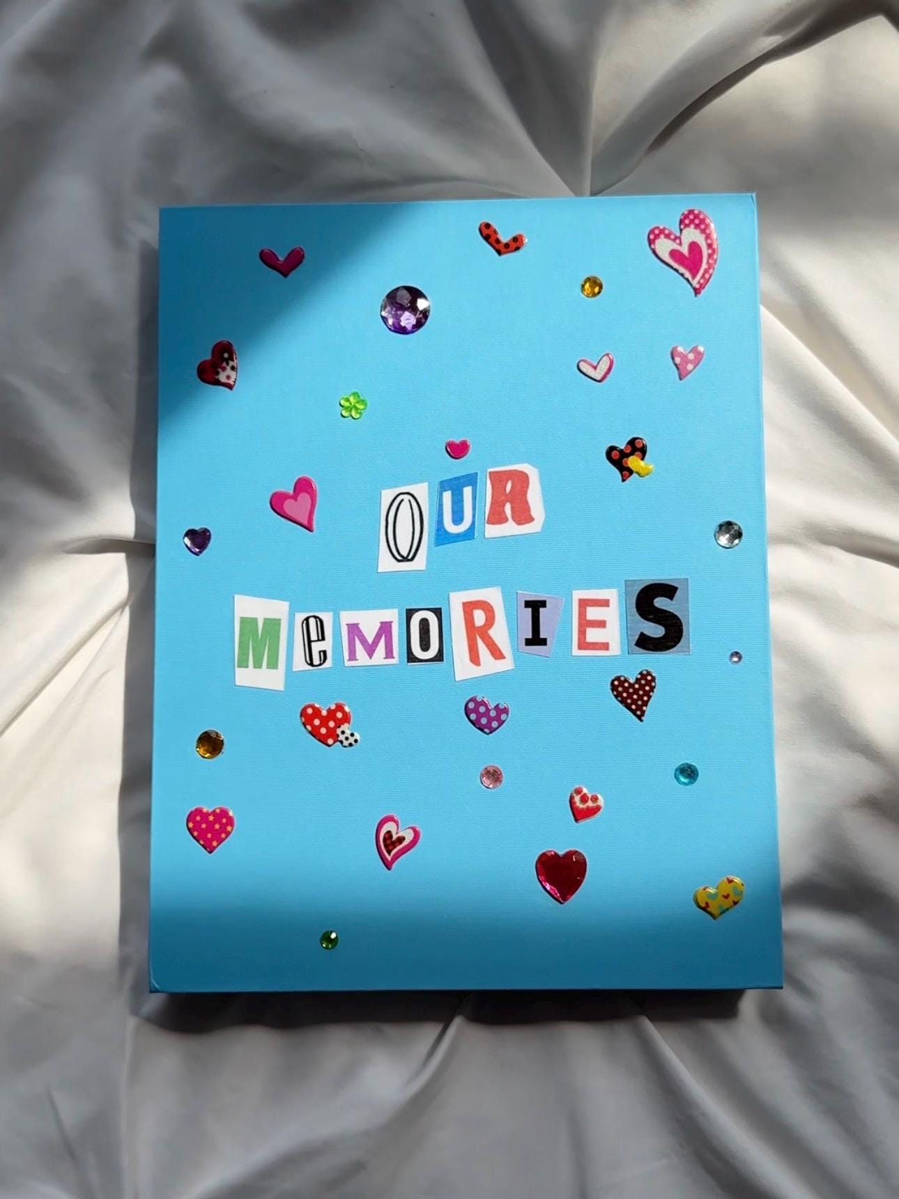 Our Memories Scrapbook, Cobalt Blue Edition, 110 Sheets, 11 x 8.5 inches