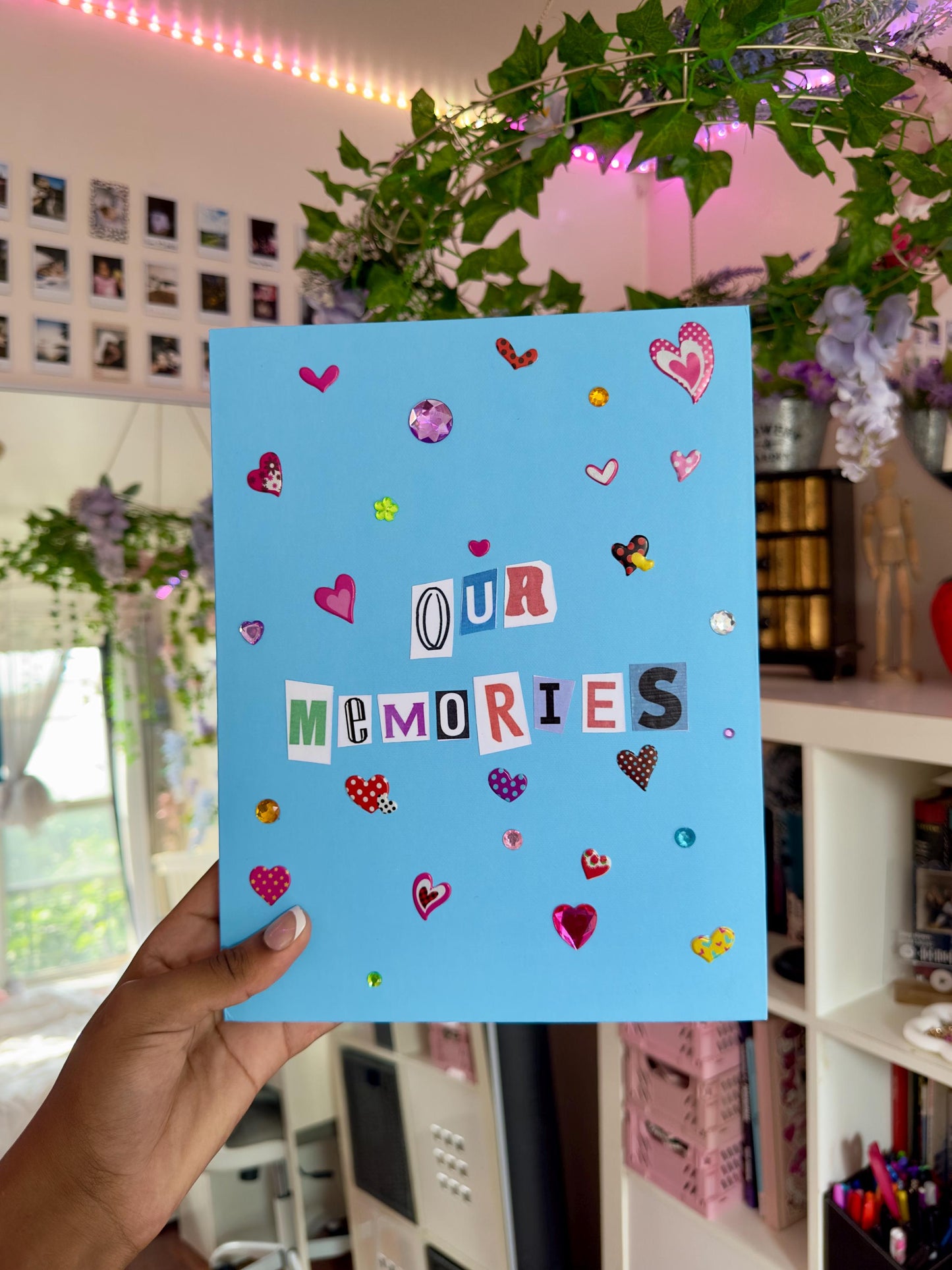 Our Memories Scrapbook, Cobalt Blue Edition, 110 Sheets, 11 x 8.5 inches
