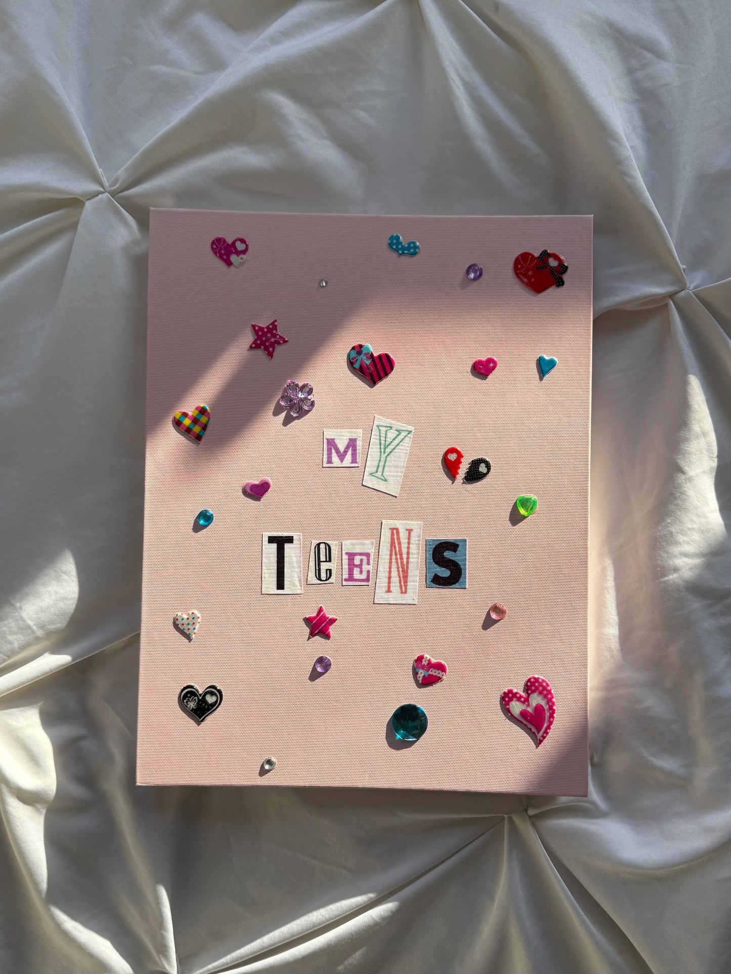 My Teens Scrapbook, Teenage Girl Memory Journal, 110 Sheets, 11 x 8.5 inches