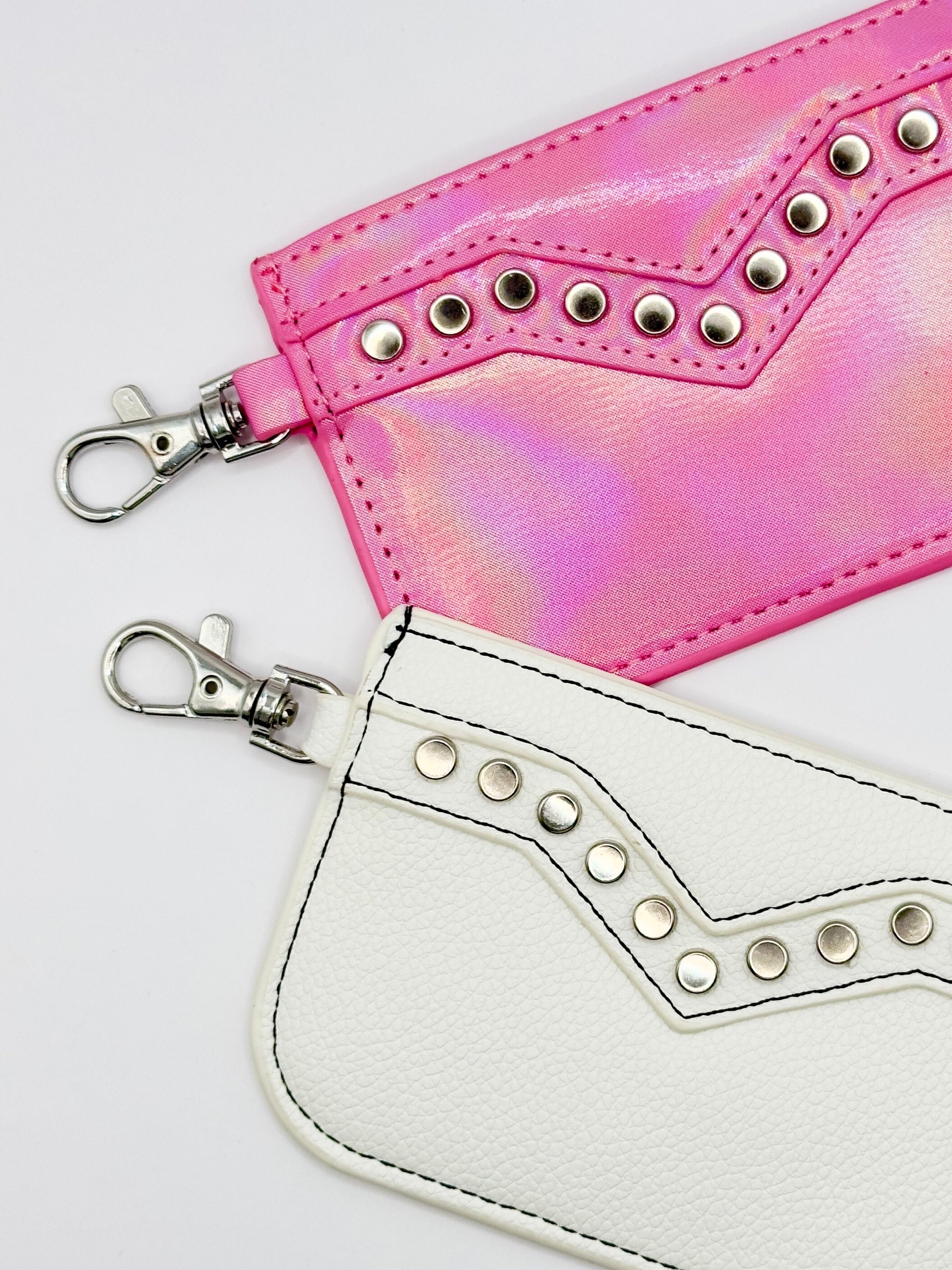 Small Slim Studded Card Holder