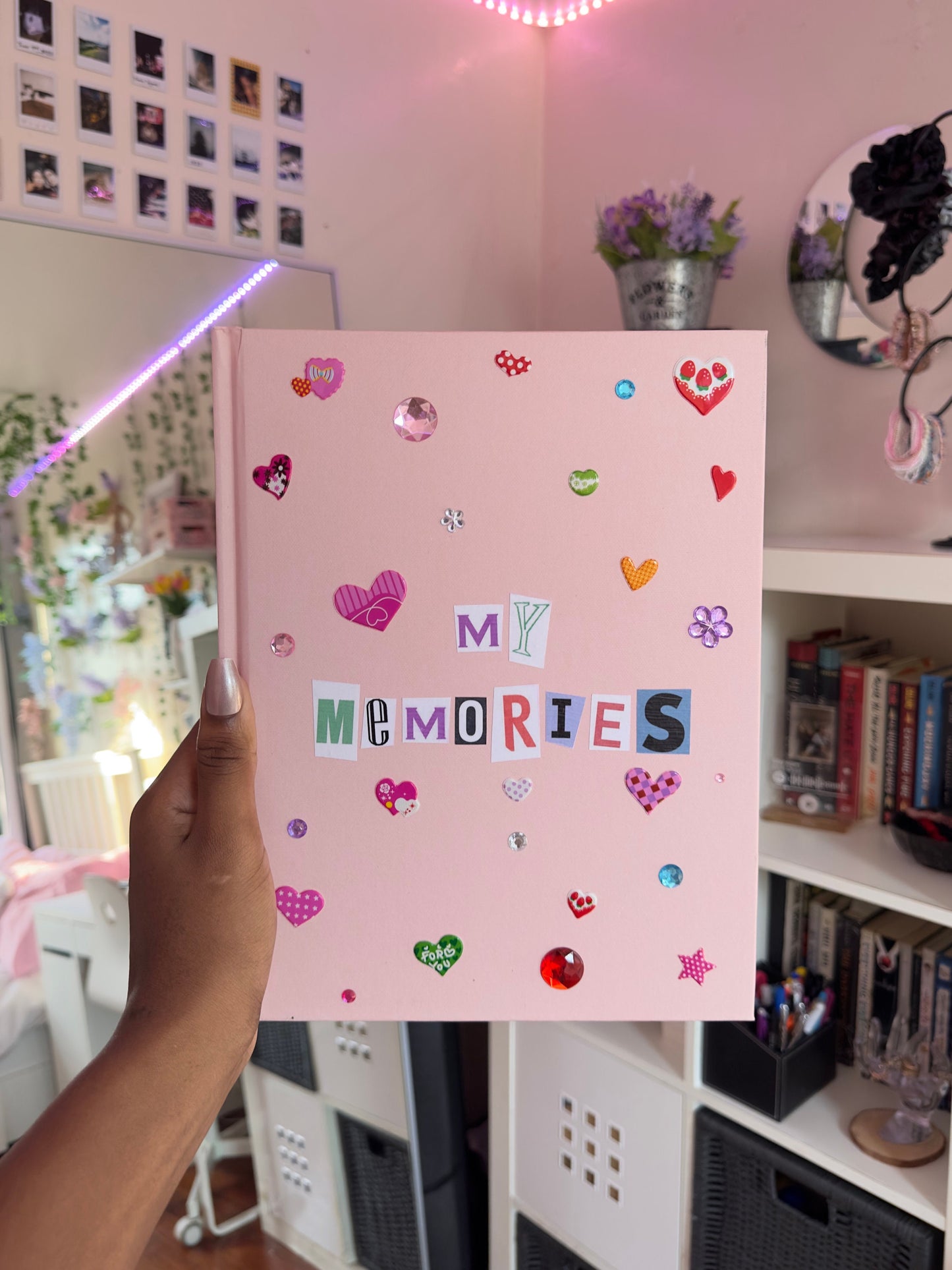 My Memories Scrapbook, Customizable Memory Journal, 110 Sheets, 11 x 8.5 inches