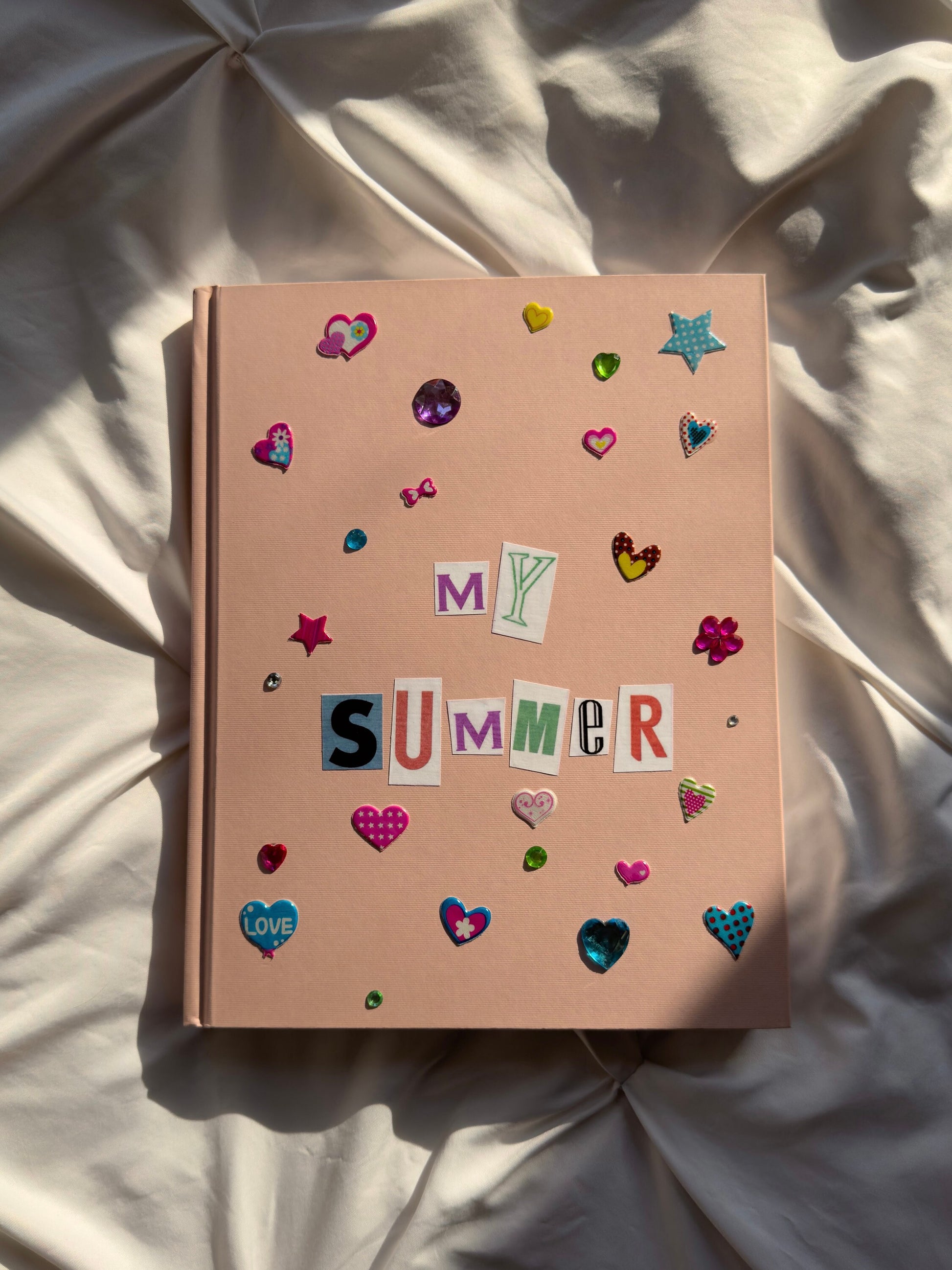 My Summer Scrapbook, Summer Memory Book, 110 Sheets, 11 x 8.5 inches