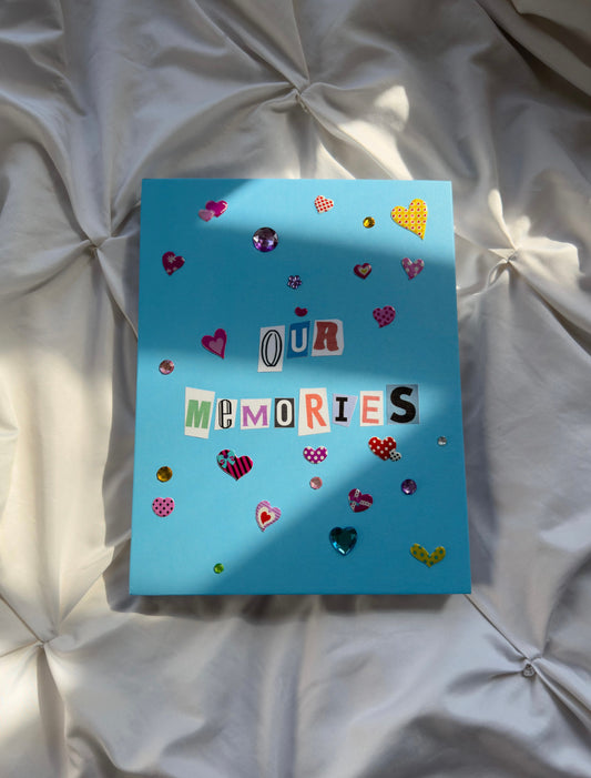 Our Memories Scrapbook, Cobalt Blue Edition, 110 Sheets, 11 x 8.5 inches