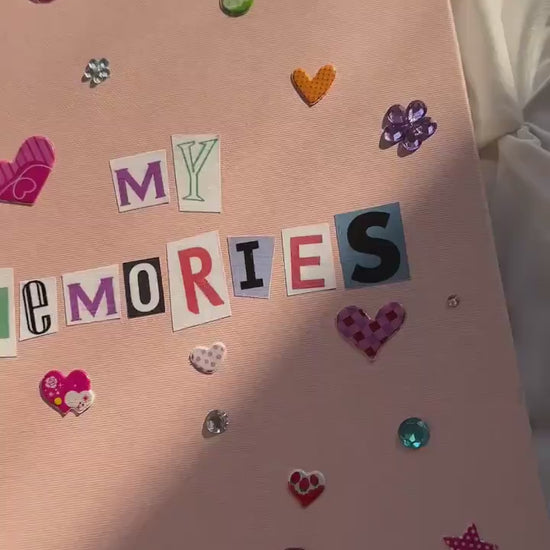 My Memories Scrapbook, Customizable Memory Journal, 110 Sheets, 11 x 8.5 inches