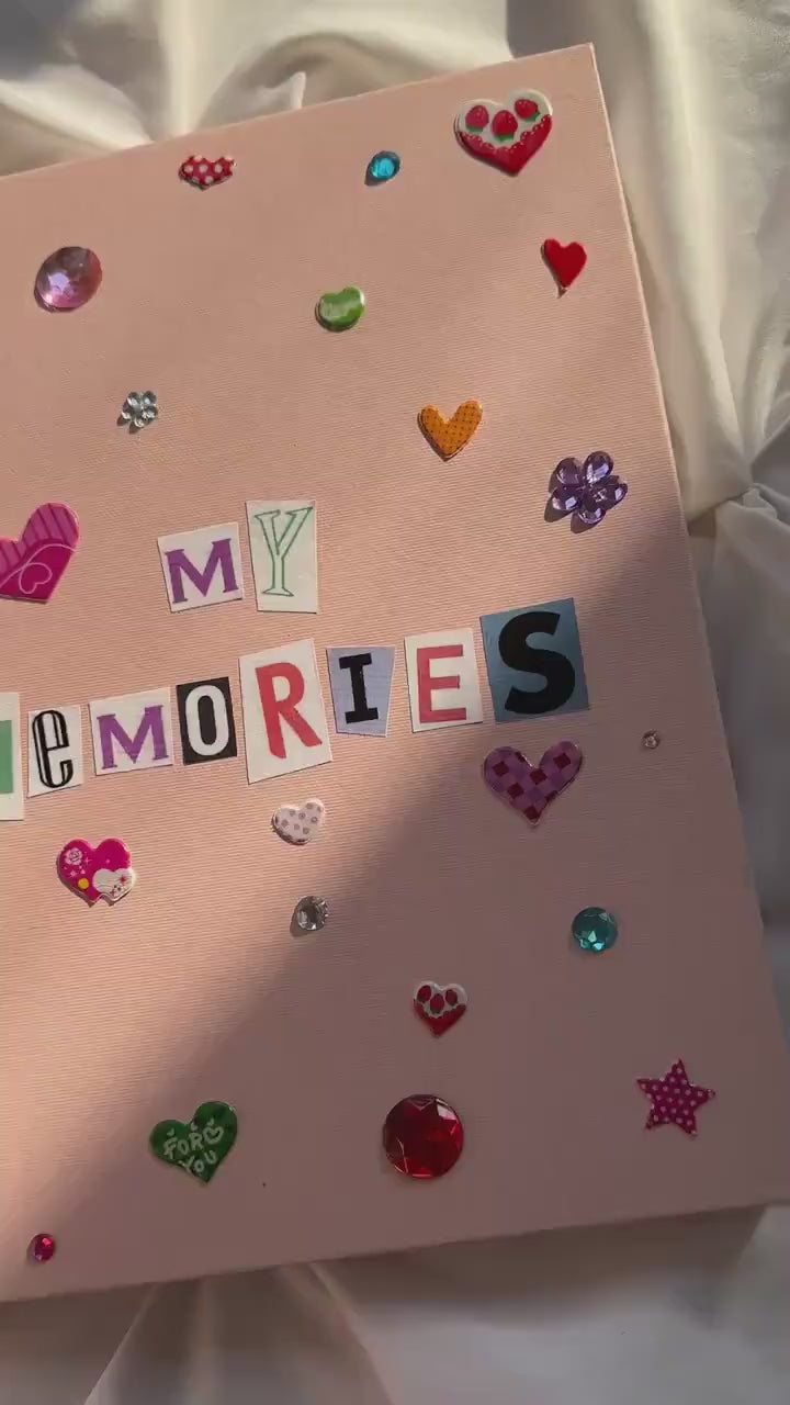 My Memories Scrapbook, Customizable Memory Journal, 110 Sheets, 11 x 8.5 inches